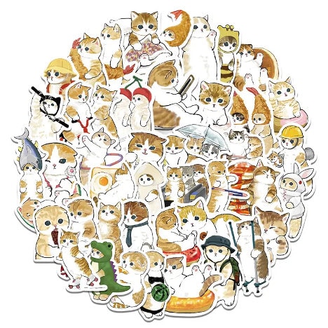 Cat Stickers, Stickers for Cat Lovers, Cat Sticker Bundle