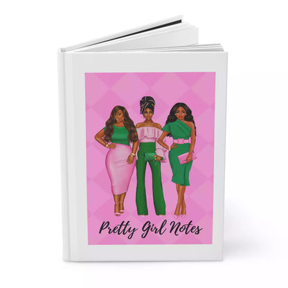 Pretty Girl Notes AKA Hardcover Journal | AKA Journal Notebook, Sorority Journal, 1908, Pretty Girl Notebook