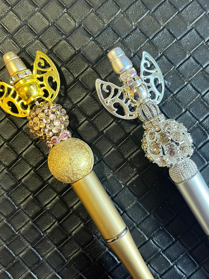 Custom Beaded Pens - Fashion Focal Pens, Pretty Pens, Fancy Bling Pens, Themed Beaded Pen, Pen Collector, Gifts for Writers