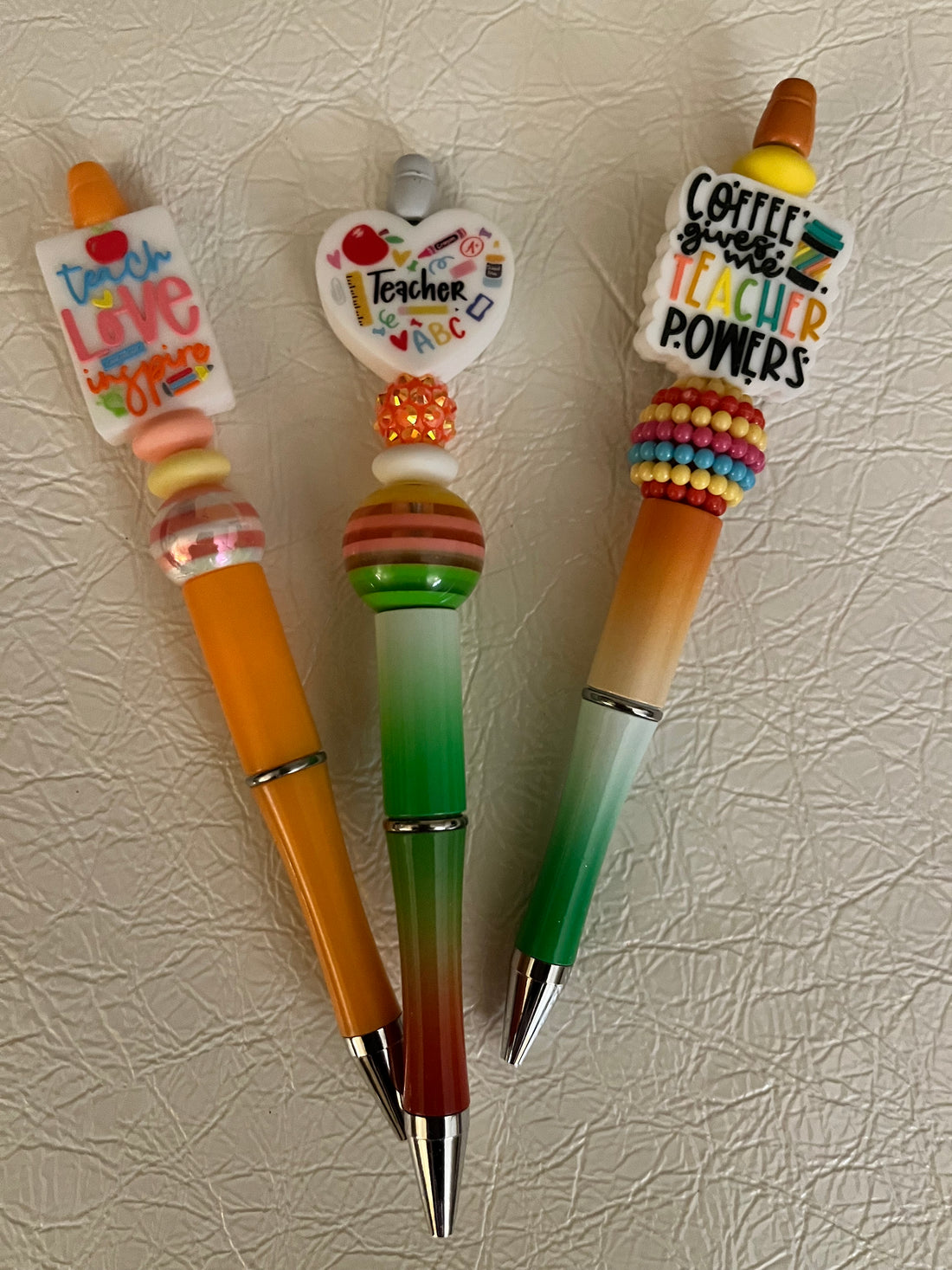 Teacher Beaded Pen, Back to School, Custom Teacher Focal Pen, Gifts for Teachers, Teacher Appreciation