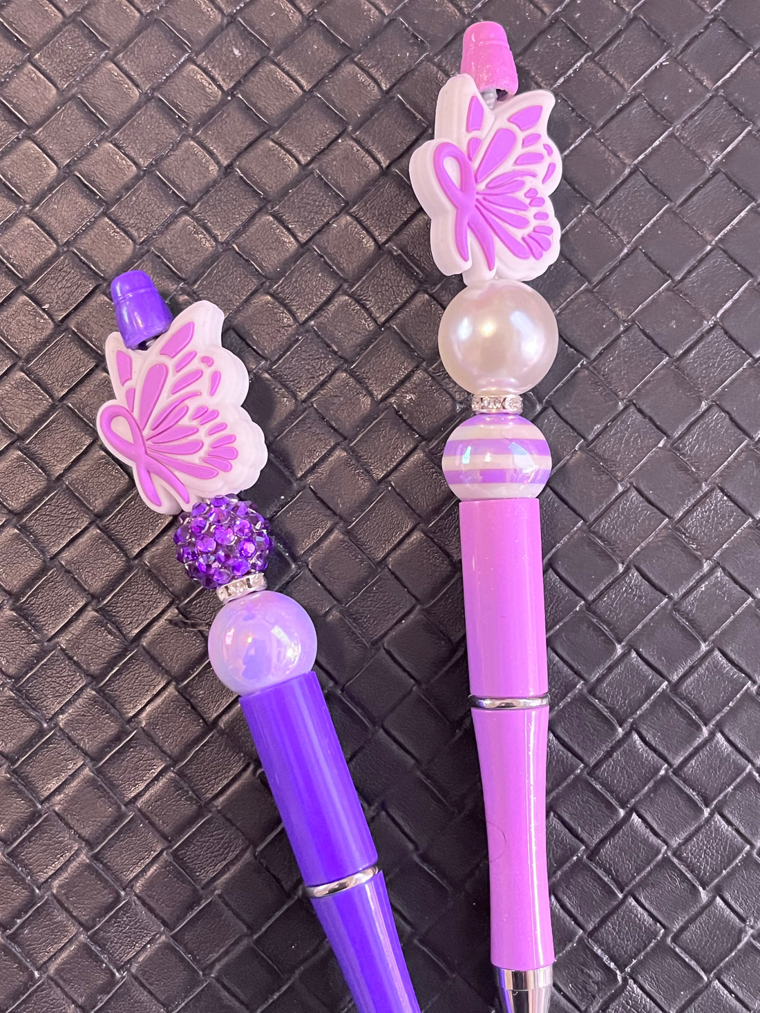 Cancer Support Bling Pens - Fight Cancer Bling Pens - Pink Bling Cancer Ink Pens, Custom Made Bling Pens