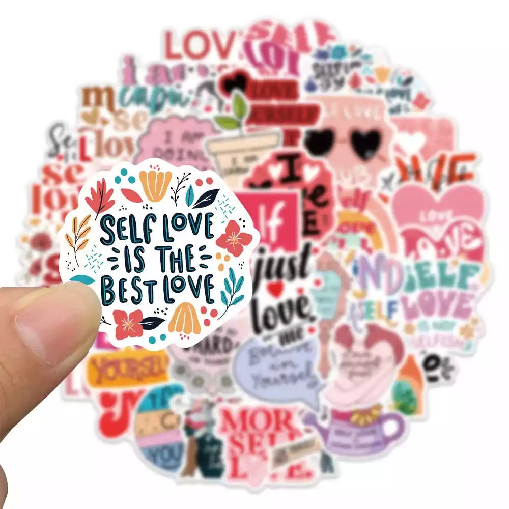 Self Love Stickers | Motivational Stickers | Love Yourself | Self Love Sticker Bundle | Sticker Gifts