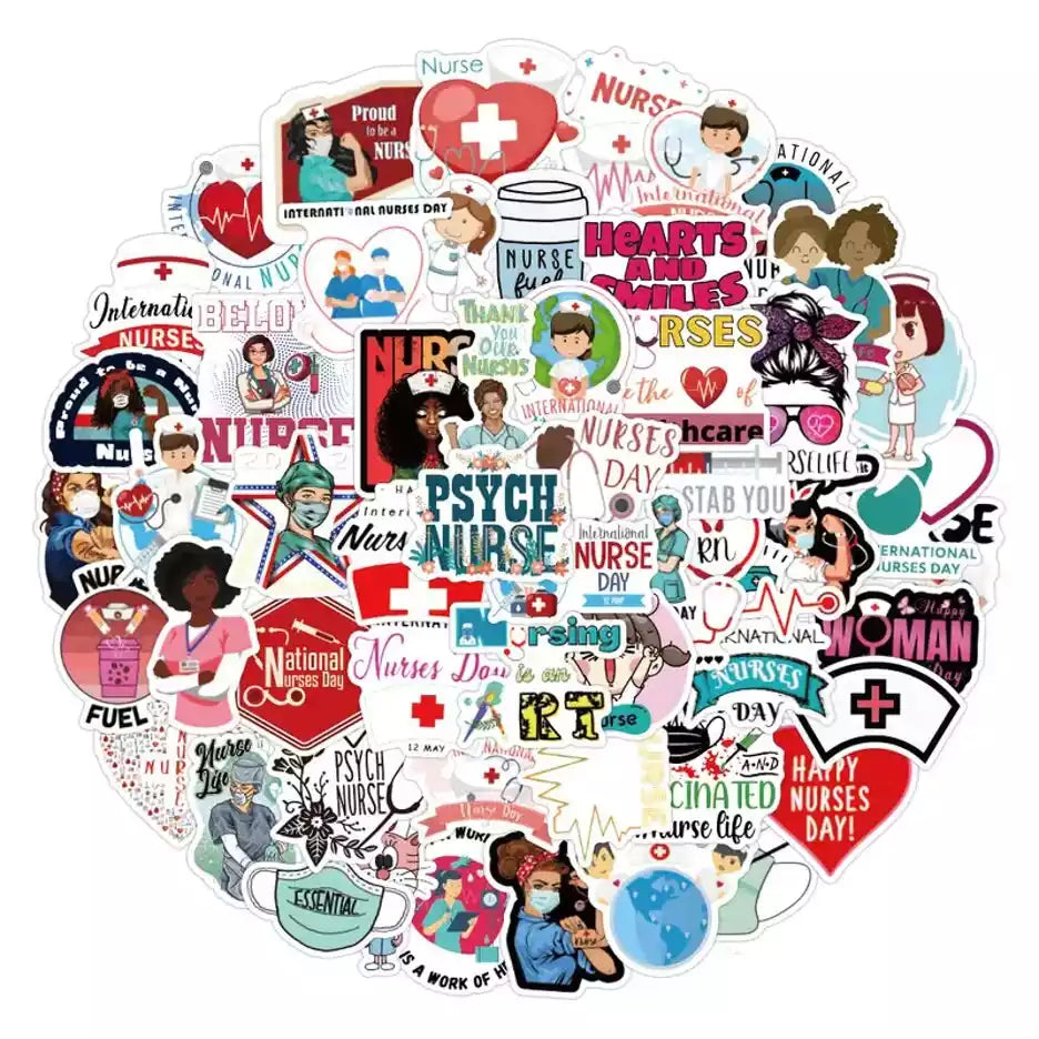 Stickers for Nurses, Nurses, Nurse Sticker Bundle, Nurse, Sticker Gift –  TAMEDIA STUDIO