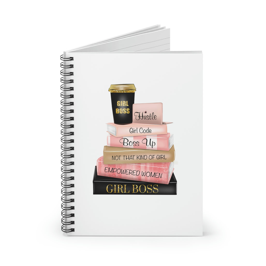 Girl Boss Notebook | Girl Boss | Business Spiral Notebook | Hustle Notebook