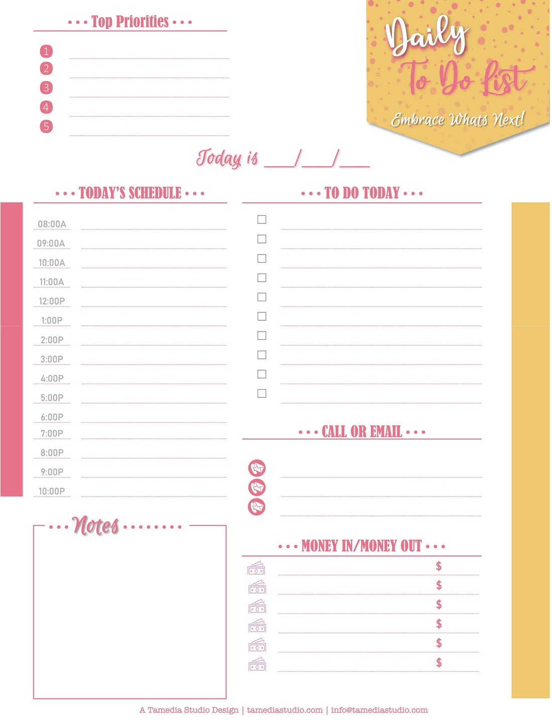 To Do List|Notepad|Stationery|Notes|Daily Schedule|Daily Organizer List|Free Shipping | Free Stylus Pen Included