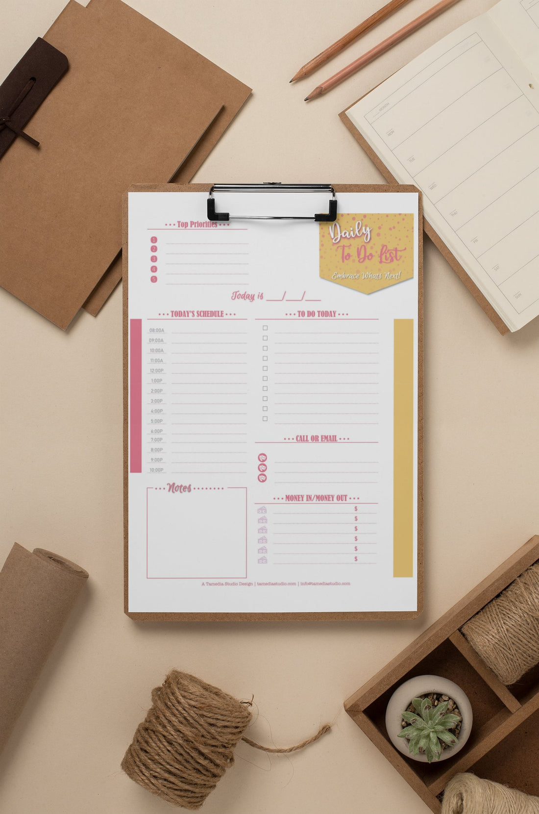 To Do List|Notepad|Stationery|Notes|Daily Schedule|Daily Organizer List|Free Shipping | Free Stylus Pen Included