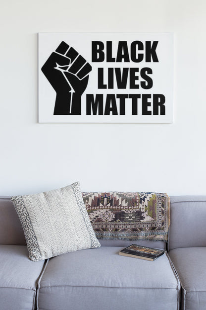 Black Lives Matter Poster | Black Fist | Statement Poster | Wall Decor | Black Lives Matter