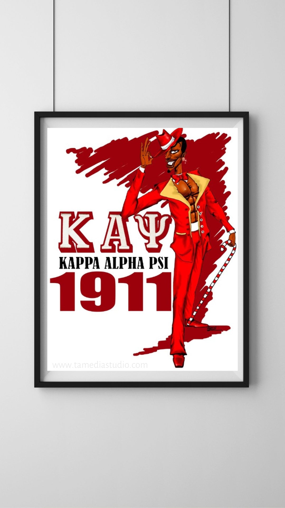 Kappa Alpha Psi Poster - Kappa Poster | Nupe | 1911 Fraternity | Divine 9 | Fraternity Wall Art