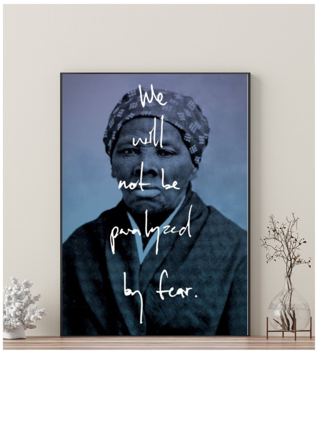 Harriet Tubman Poster - Moses, slavery, black history, Underground Railroad