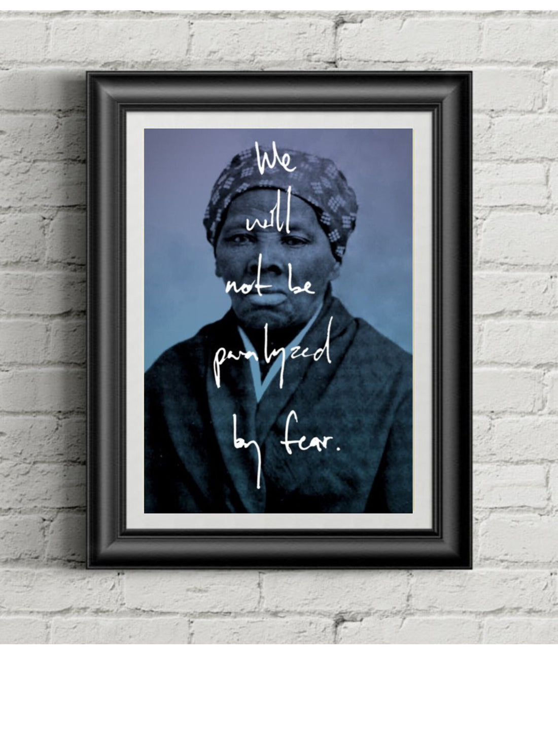 Harriet Tubman Poster - Moses, slavery, black history, Underground Railroad