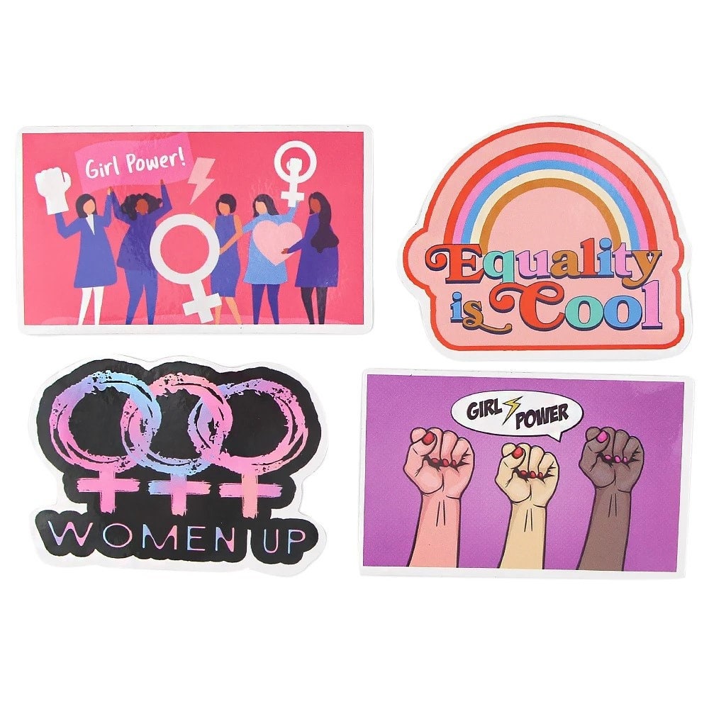 Girl Power Stickers, Gift for Girls, Variety Sticker Pack, Sticker Collection, Girl Power, Girl Power Sticker Bundle