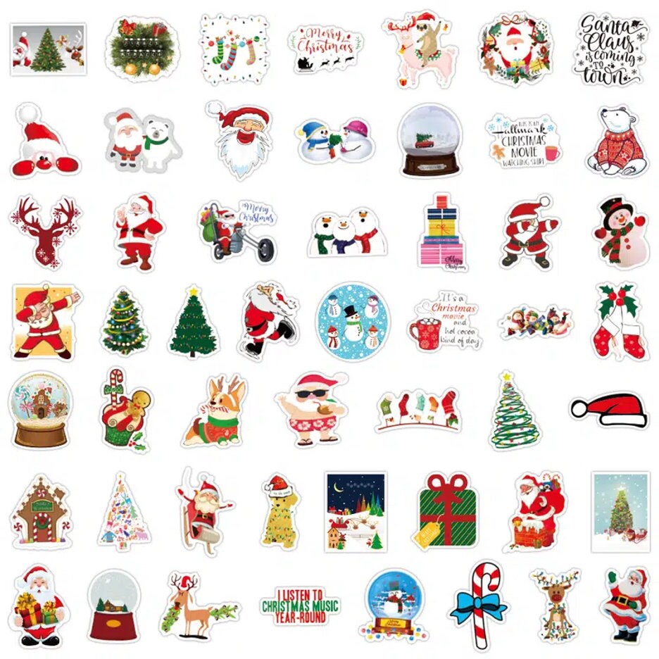 Waterproof Christmas Stickers