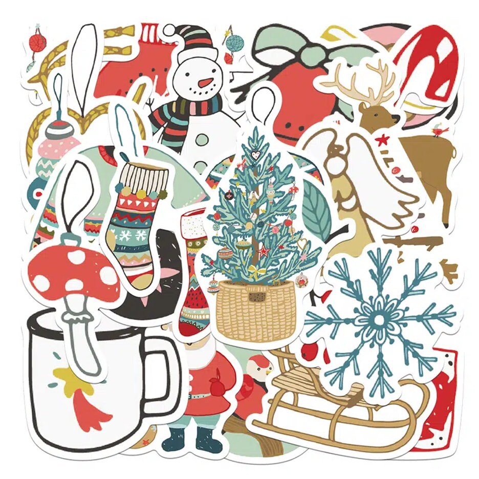 Waterproof Christmas Stickers