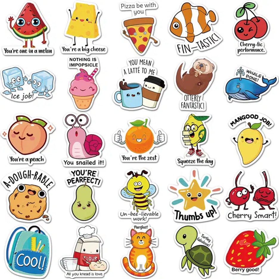 Kawaii Reward Stickers Cute Good Job Stickers Teachers & Students Back to  School Well Done Stickers Teacher Planner Stickers Classroom 