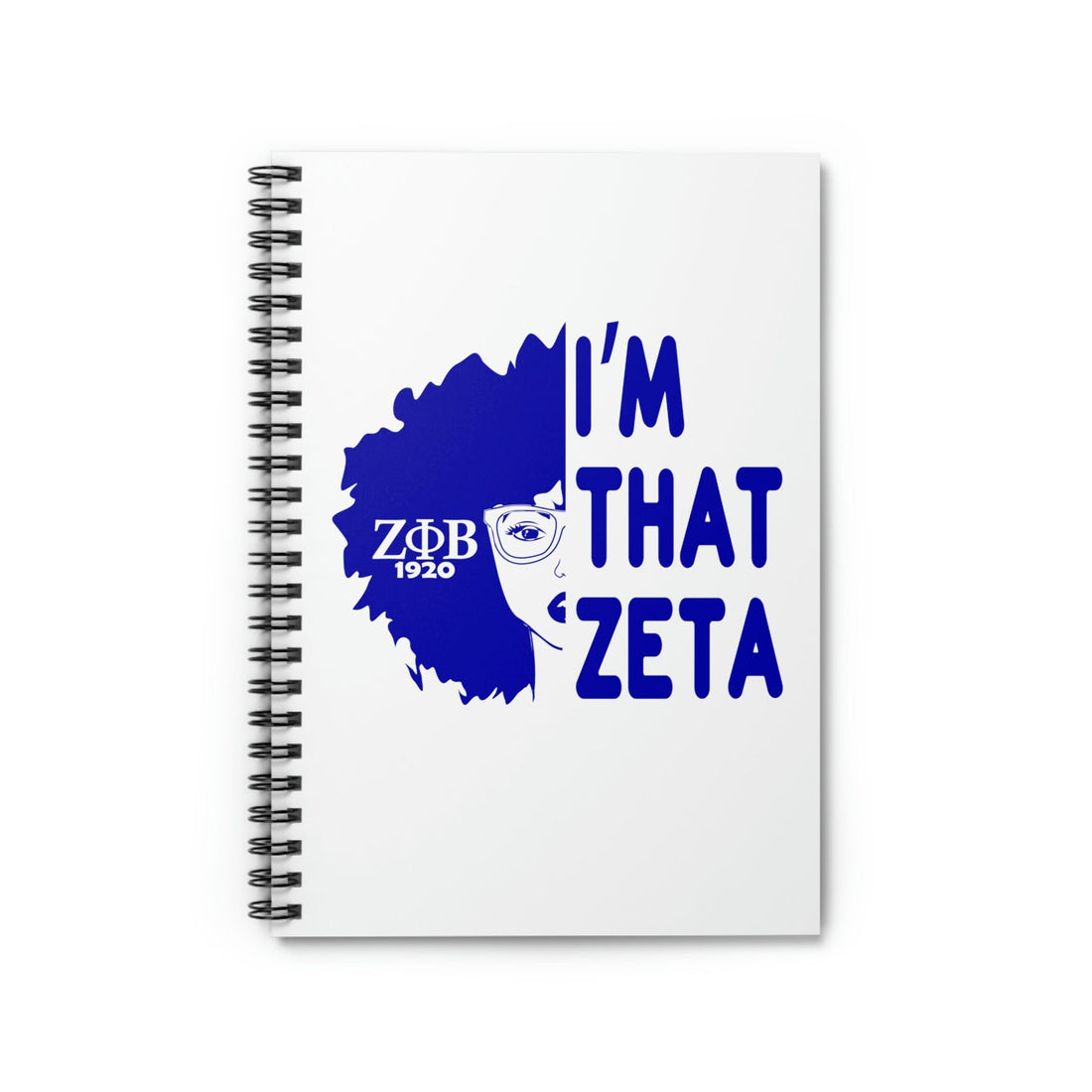 Zeta Phi Beta Notebook | Sorority Notes | Soror Spiral Notebook | Sorority Gift | Zeta