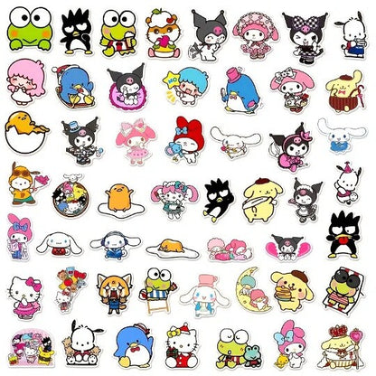 Kawaii Anime Stickers, Cute Anime Waterproof Kawaii Stickers, Decal, Kawaii Gifts For Kids, ANIME animal stickers