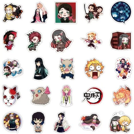 Waterproof Anime Stickers