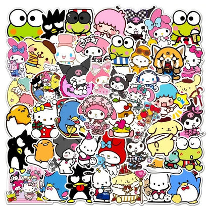 Kawaii Anime Stickers, Cute Anime Waterproof Kawaii Stickers, Decal, Kawaii Gifts For Kids, ANIME animal stickers