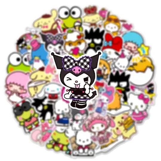 Kawaii Anime Stickers, Cute Anime Waterproof Kawaii Stickers, Decal, Kawaii Gifts For Kids, ANIME animal stickers