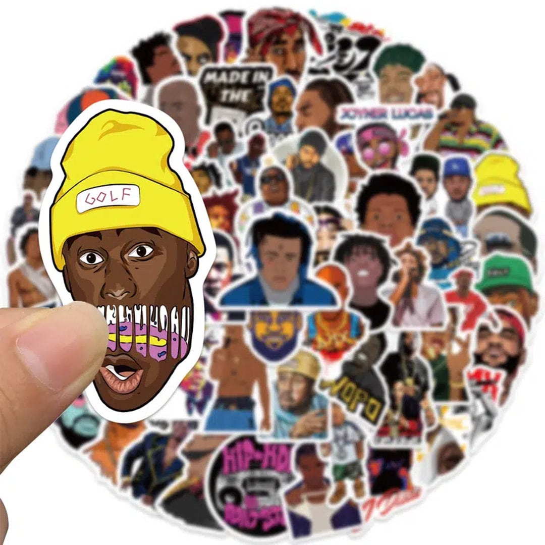 Hip Hop Rapper Stickers - Cool Rapper Stickers, Hip Hop Music