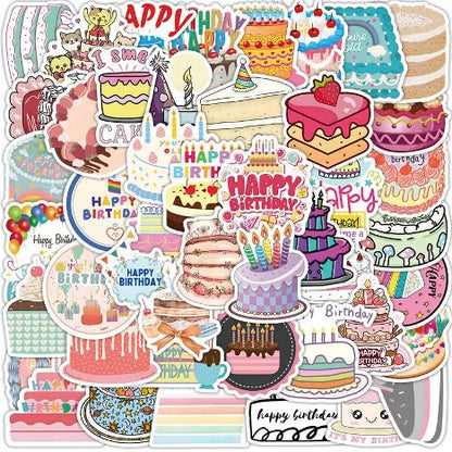 Happy Birthday Stickers, Birthday Stickers, Happy Birthday Decals, Birthday Sticker Bundle, Birthday Gifts and Presents