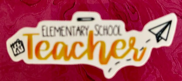 Teacher Stickers | School Subject Stickers | English | History | Kindergarten | Teachers