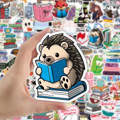 Book Reader Stickers | Stickers for Book Club | Book Lover Stickers | Gifts for Readers | Book Club | Library Books